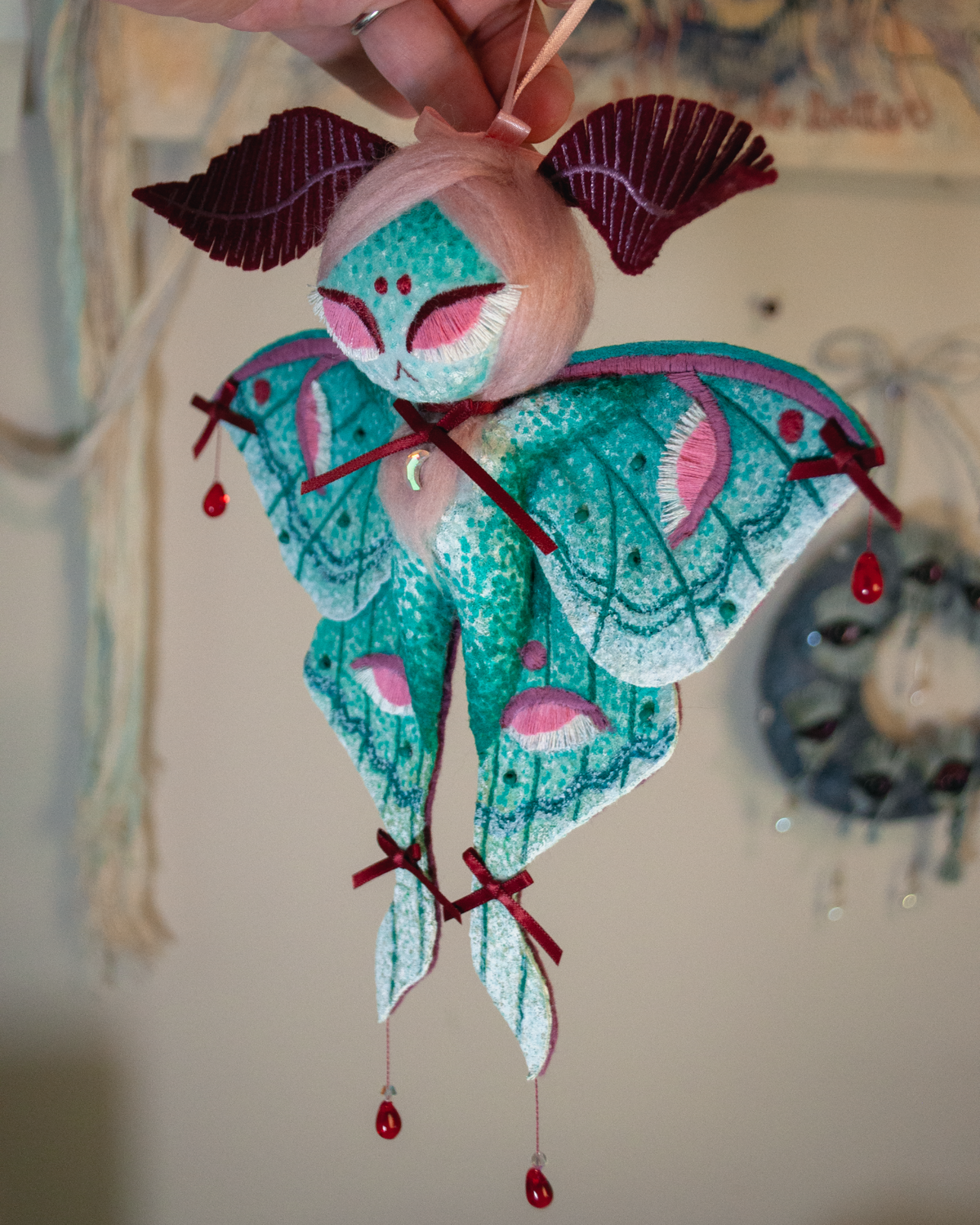 rococo eyes of the moon moth