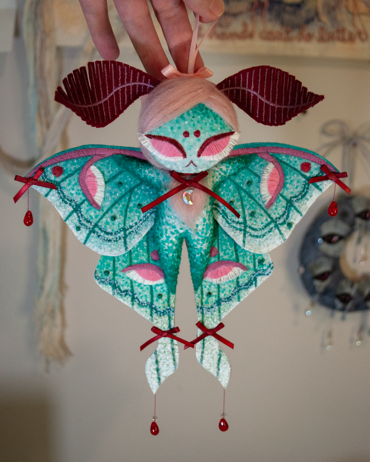 rococo eyes of the moon moth