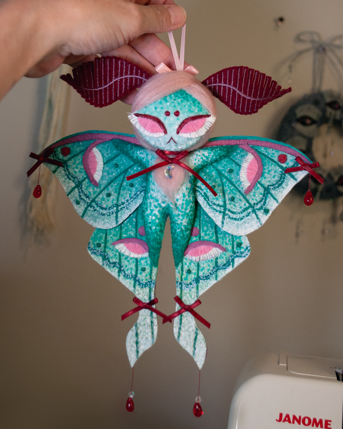rococo eyes of the moon moth